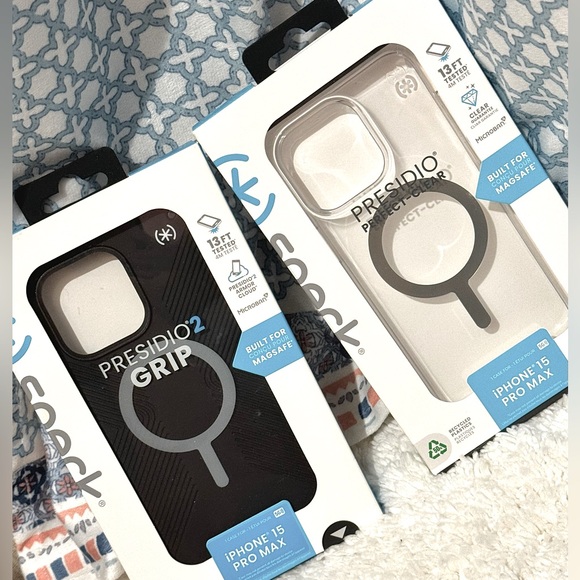 SPECK PRESIDIO MAGSAFE IPHONE 15 PRO MAX CASES (NEW) - Picture 1 of 4